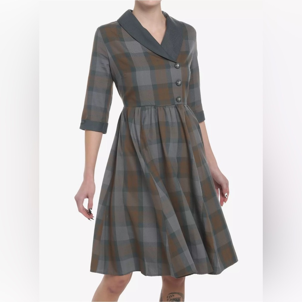 Her Universe Outlander Tartan Plaid Swing Dress